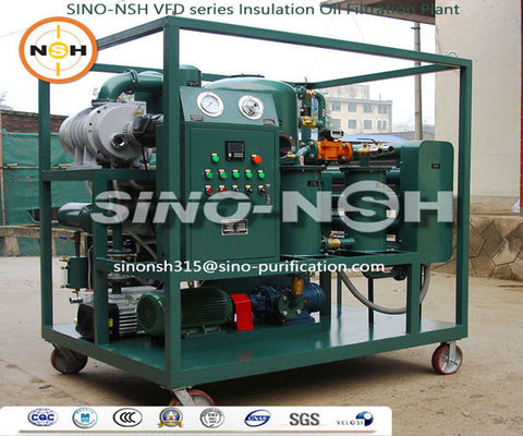 Sino-NSH VFD-Series Vacuum Insulation Oil Purifier Transformer Fluid Dehydration Treatment System