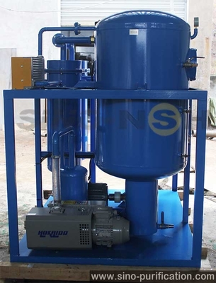 Mobile Steel Enclosure Shieled 129kw Dehydration Vacuum Turbine Oil Purifier