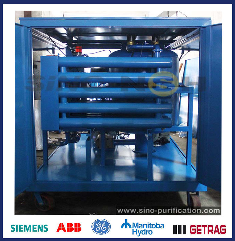 12000L/H Flow Rate Turbine Oil Purifier with Carbon Steel Construction and Vacuum Separation Technology