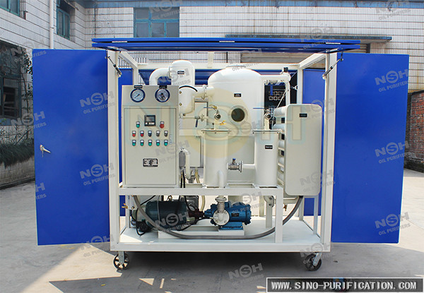 Remove Impurities Degassing 3000LPH VFD Vacuum Oil Purifier