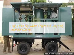 高効率廃油エンジンオイルリサイクル機 600L/H